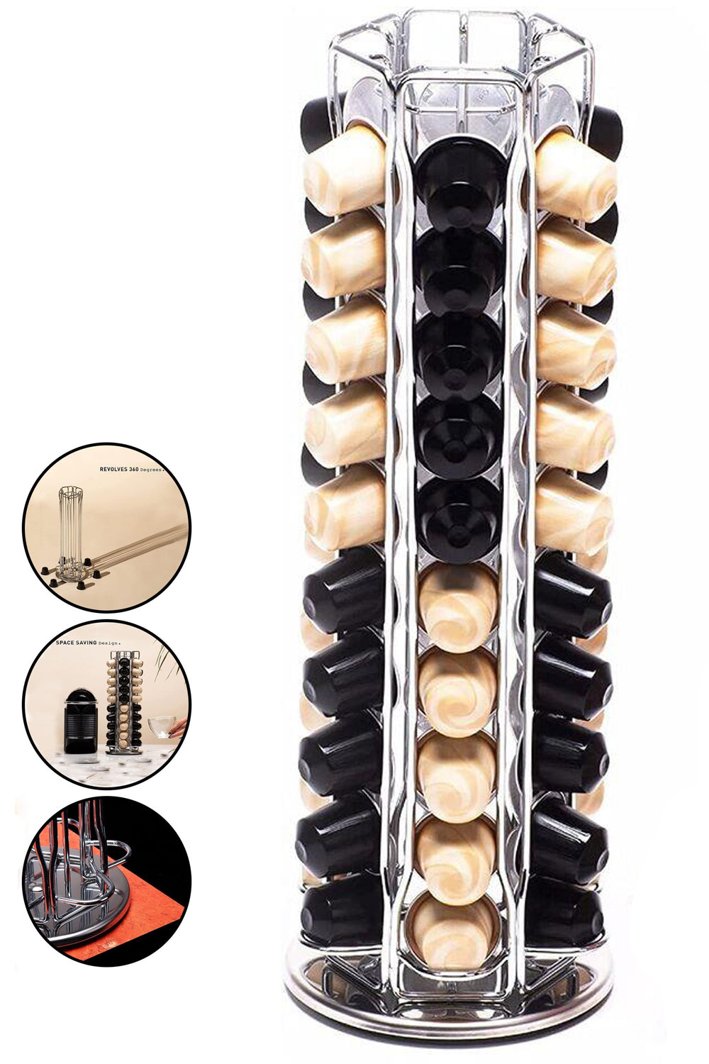 360 Degree Revolving Coffee Capsule Holder Stand 🇬🇧