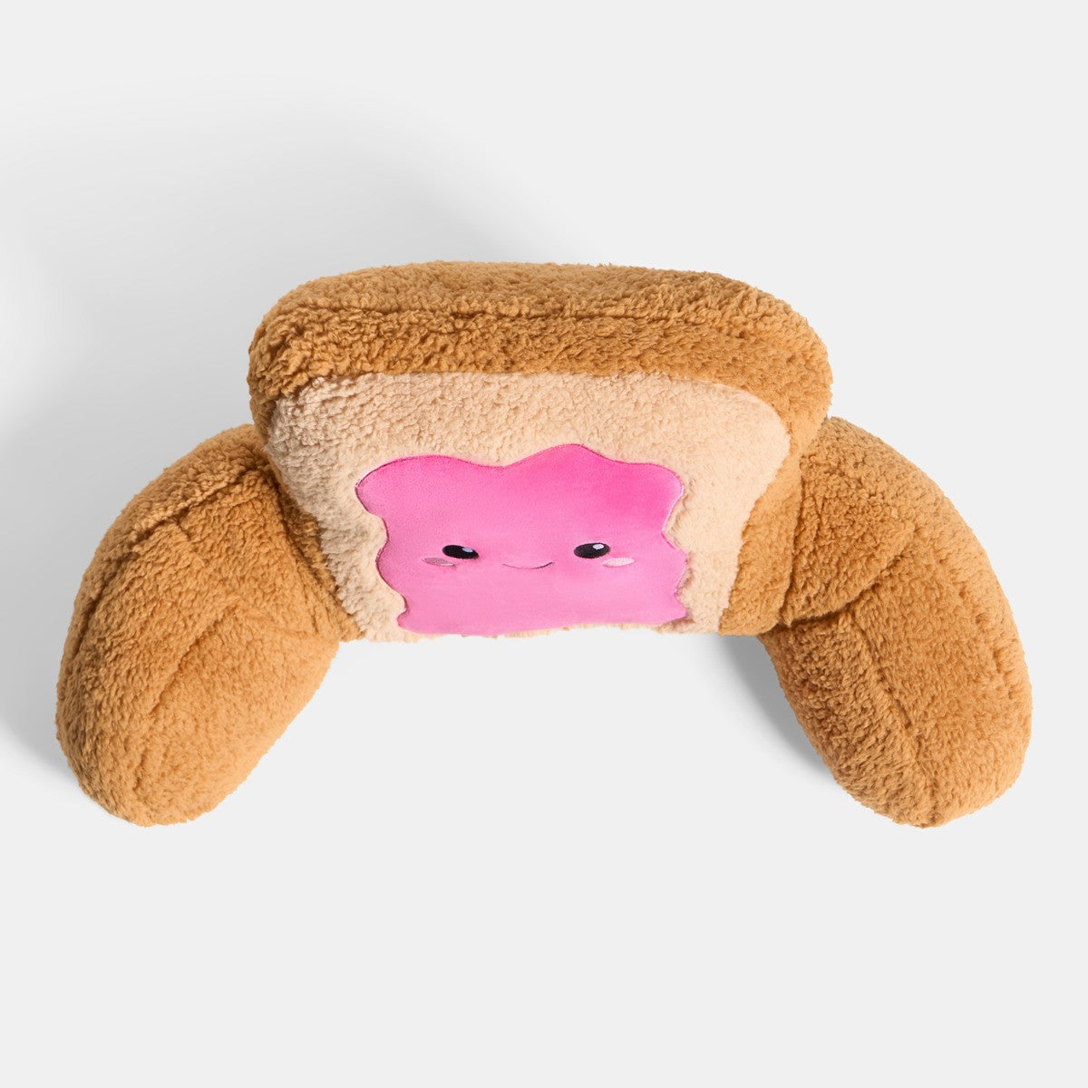 Rosie The Jam Toast Cuddle Cushion - Hot Pink/Natural 🇬🇧