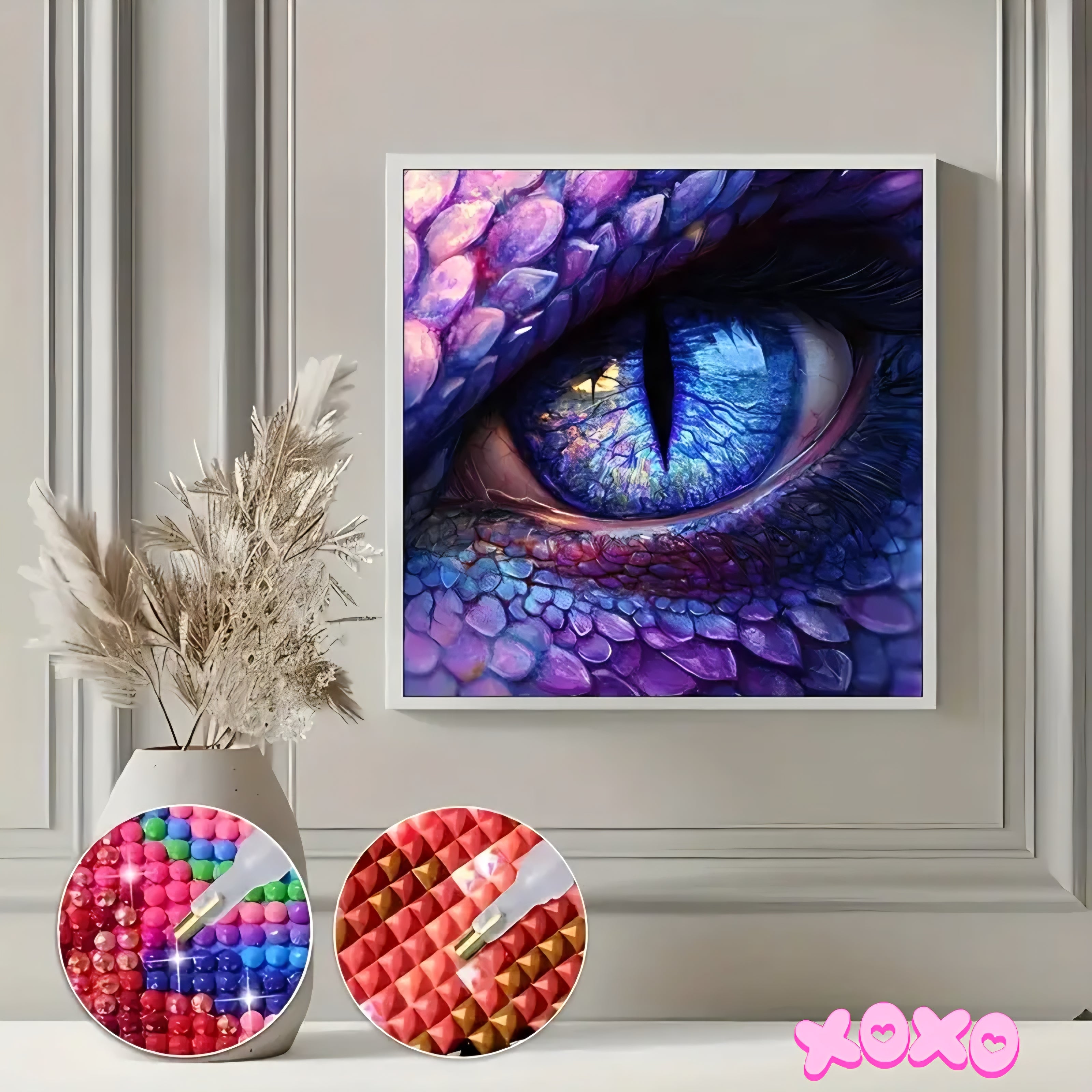 5D Diamond Art Kit - Vibrant Dragon Eye 🇨🇳