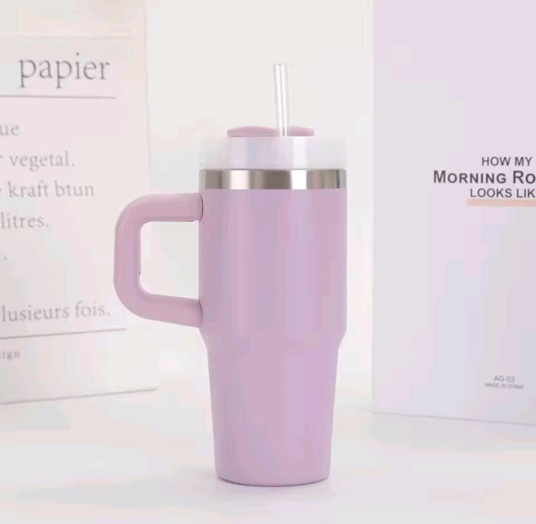 14oz Mug with handle stainless steel travel cup 🇨🇳