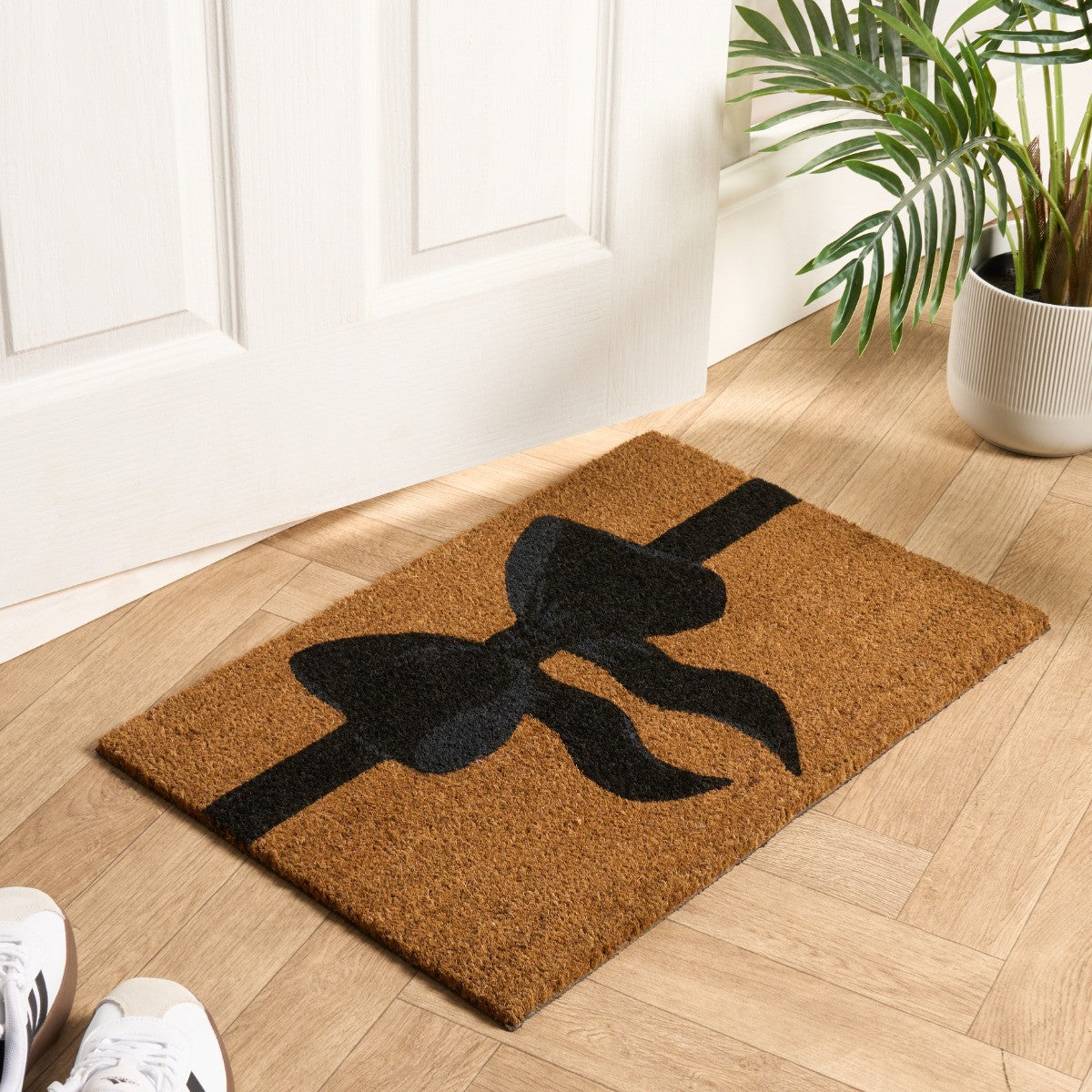 Bow Print Coir Mat 🇬🇧