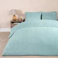 Teddy Fleece Duvet Cover Set - Duck Egg 🇬🇧