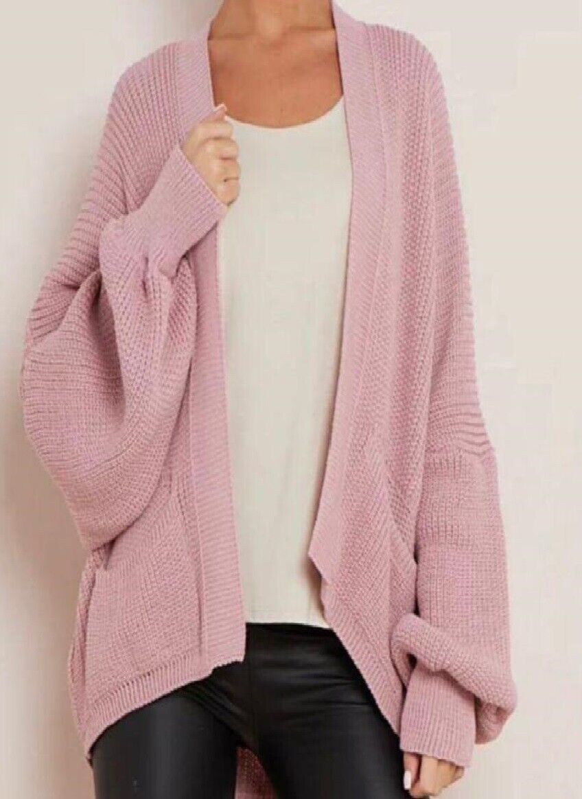 SHORT BALLOON SLEEVE CARDIGAN 🇬🇧