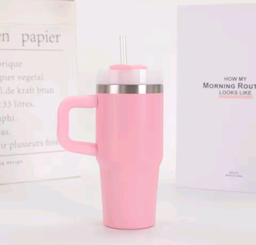 14oz Mug with handle stainless steel travel cup 🇨🇳
