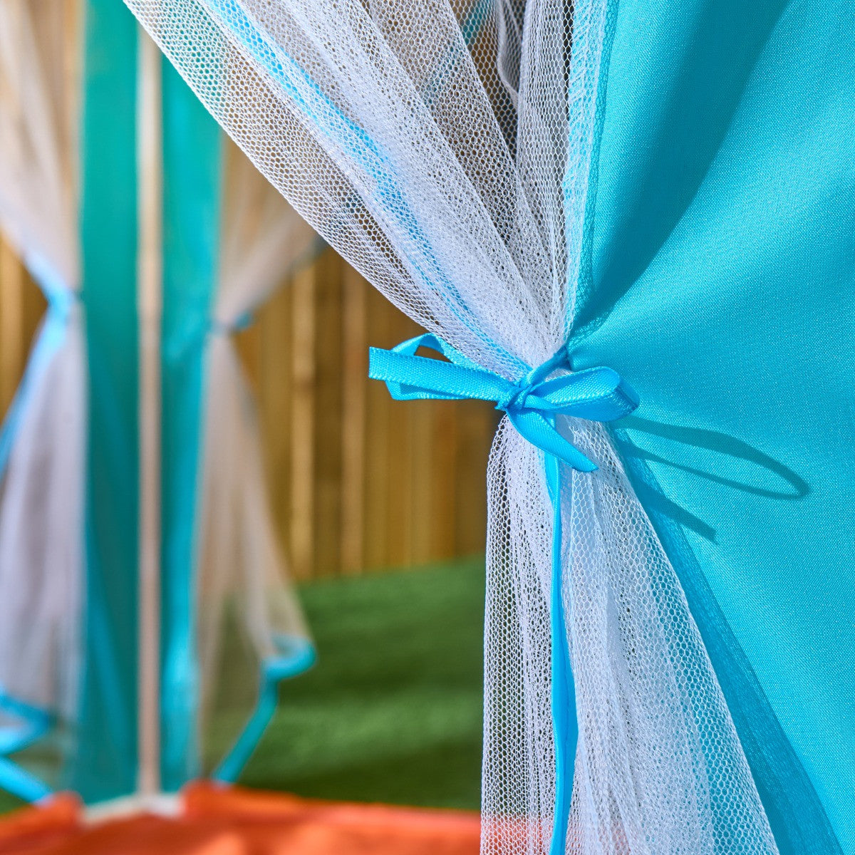 Kids Outdoor Play Tent with Curtains 🇬🇧