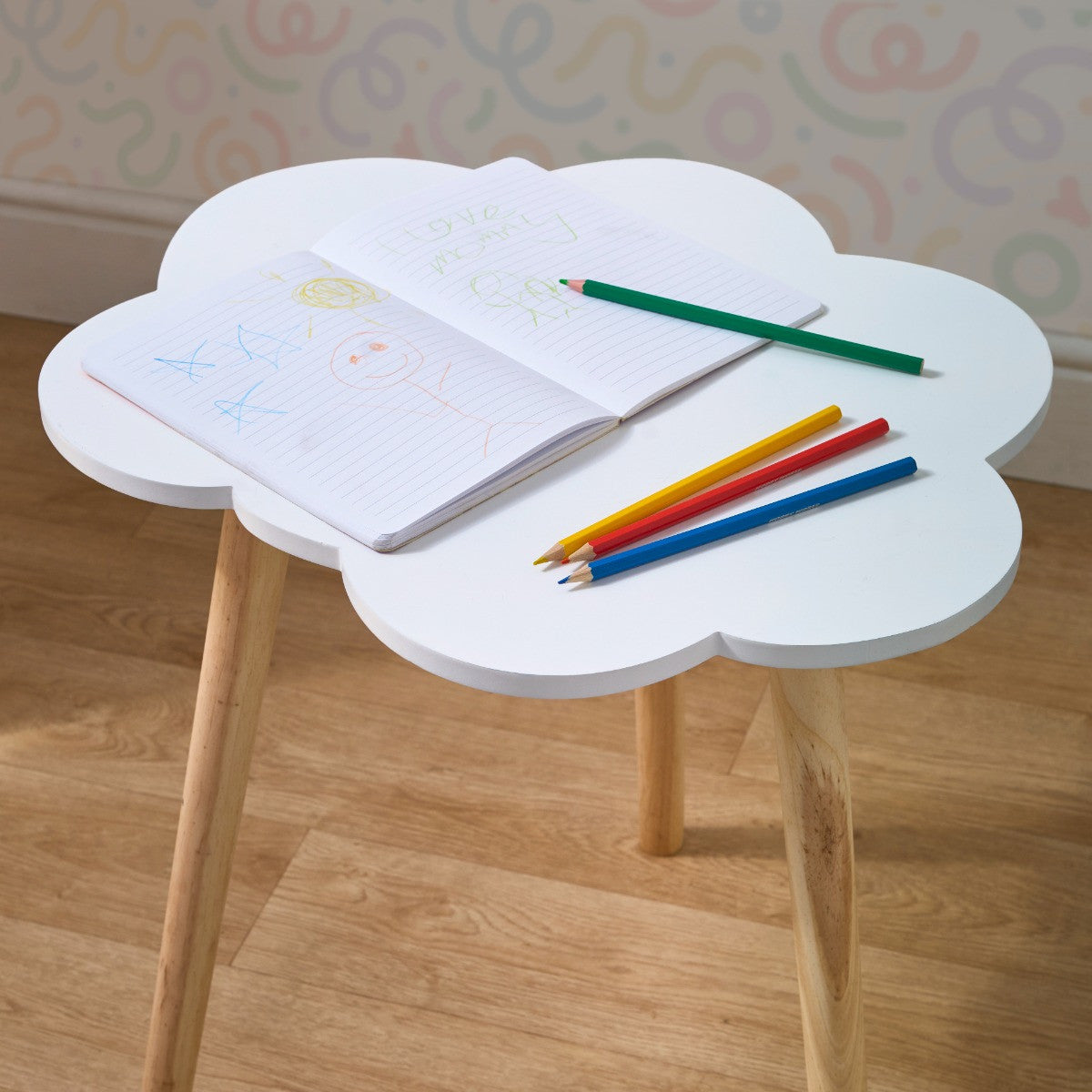Cloud Shape Side Table - White 🇬🇧