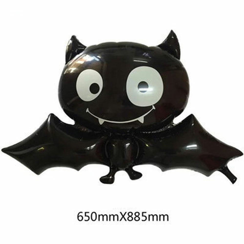 Halloween Decoration Bat Balloon Polka Dot Latex Balloons Letter Tassel Four-pointed Star 🇬🇧