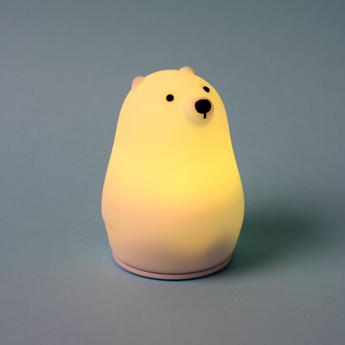 Adoramals Polar Bear Colour Change LED Night Light Sleep Lamp 🇬🇧