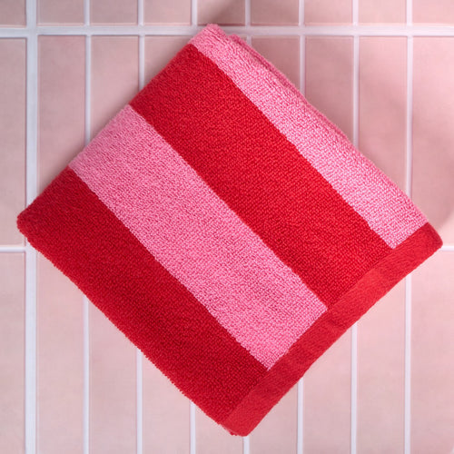 100% Cotton Jacquard Striped Towel - Monochrome 🇬🇧