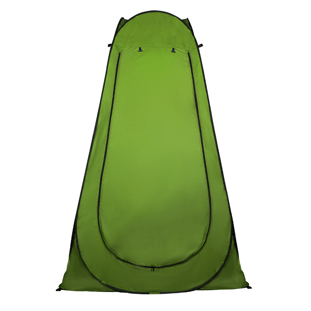 Toilet Shower Tent Pop-up Changing Tent with Tent Bag for Outdoor Travel Camping - Green 🇬🇧