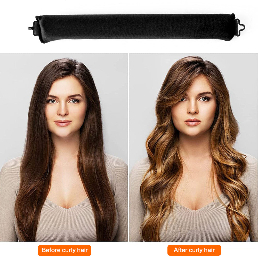 5pcs Overnight Heatless Hair Curler Blowout Rods Heatless Curls Flexi Rods with Silk Scarf for All Hair Types 🇬🇧