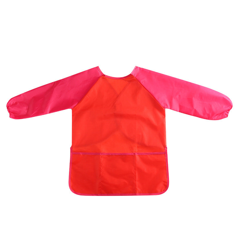 Waterproof Art Aprons Small Painter Long Sleeve Art Smock with 3 Roomy Pockets 🇬🇧