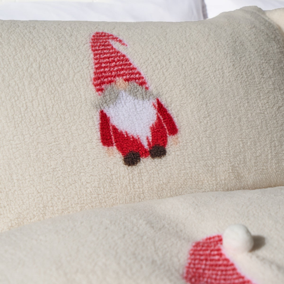 Tufted Gonk Teddy Duvet Cover Set - Cream 🇬🇧