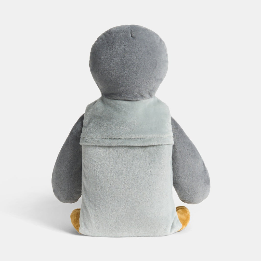Penguin Hot Water Bottle - Grey 🇬🇧