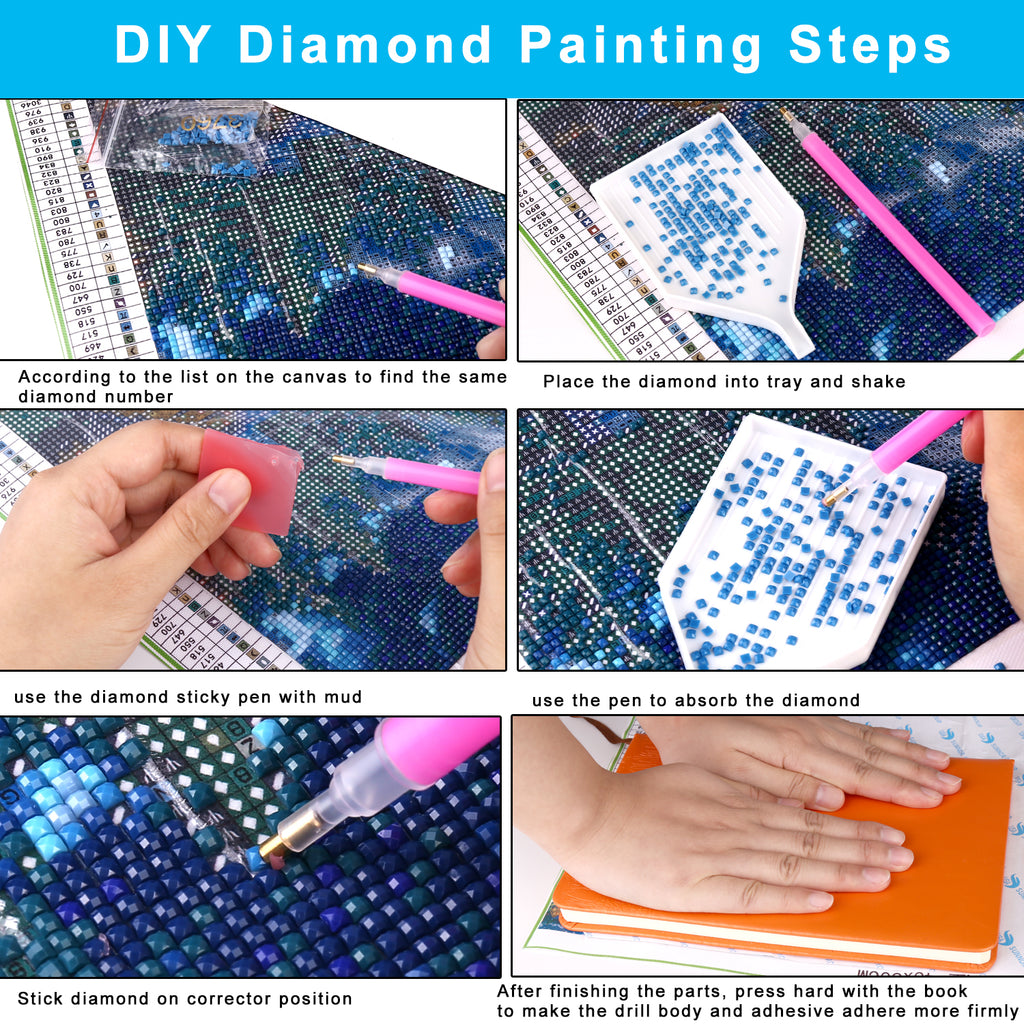 Diamond Painting Photo Custom Private Personal Custom Wedding Parents Gift - Starry Sky 🇬🇧
