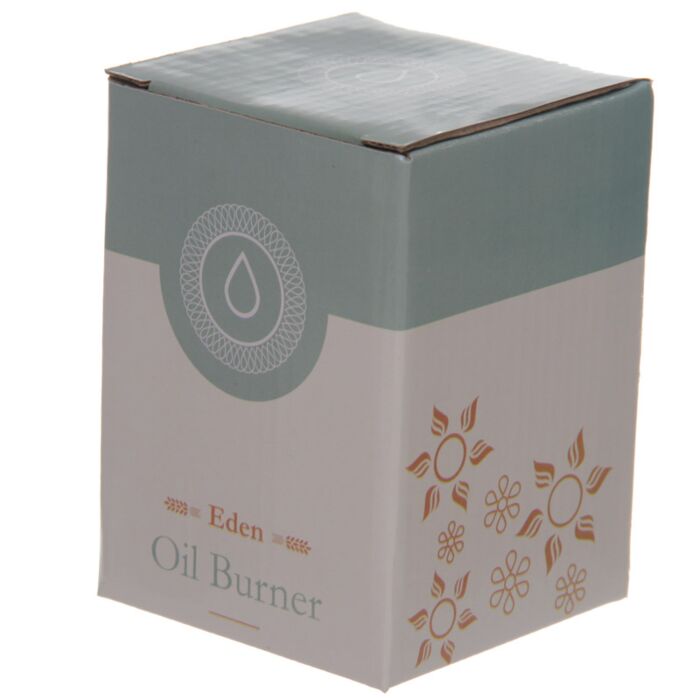 Eden Grey Abstract Ceramic Oil Burner with Feet 🇬🇧