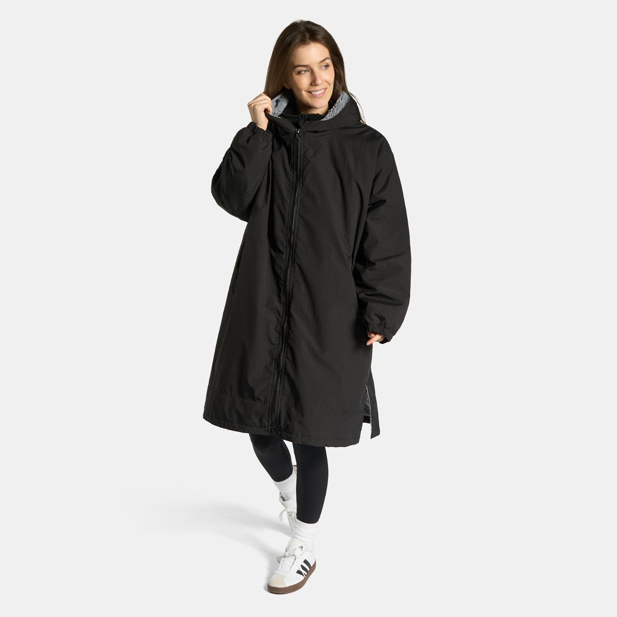 Adults Water Resistant Sherpa Drying Robe - Black
🇬🇧