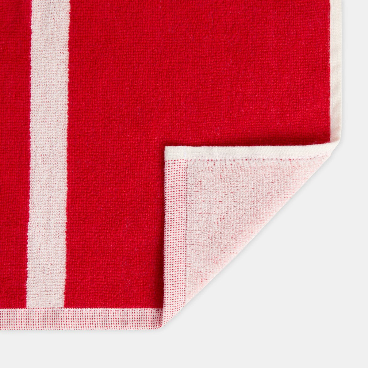 100% Cotton Elegant Bow Jacquard Towel - Red 🇬🇧