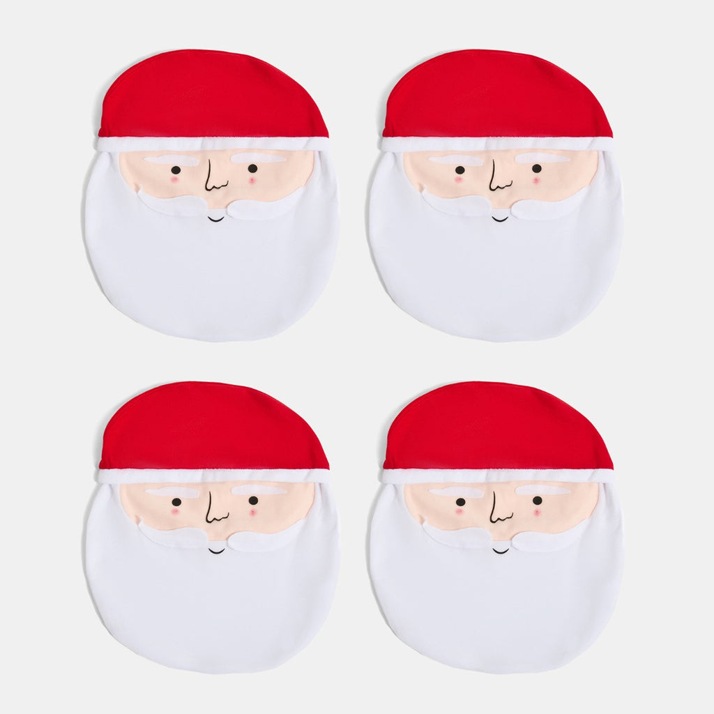 Pack Santa Chair Covers - Red/White 🇬🇧