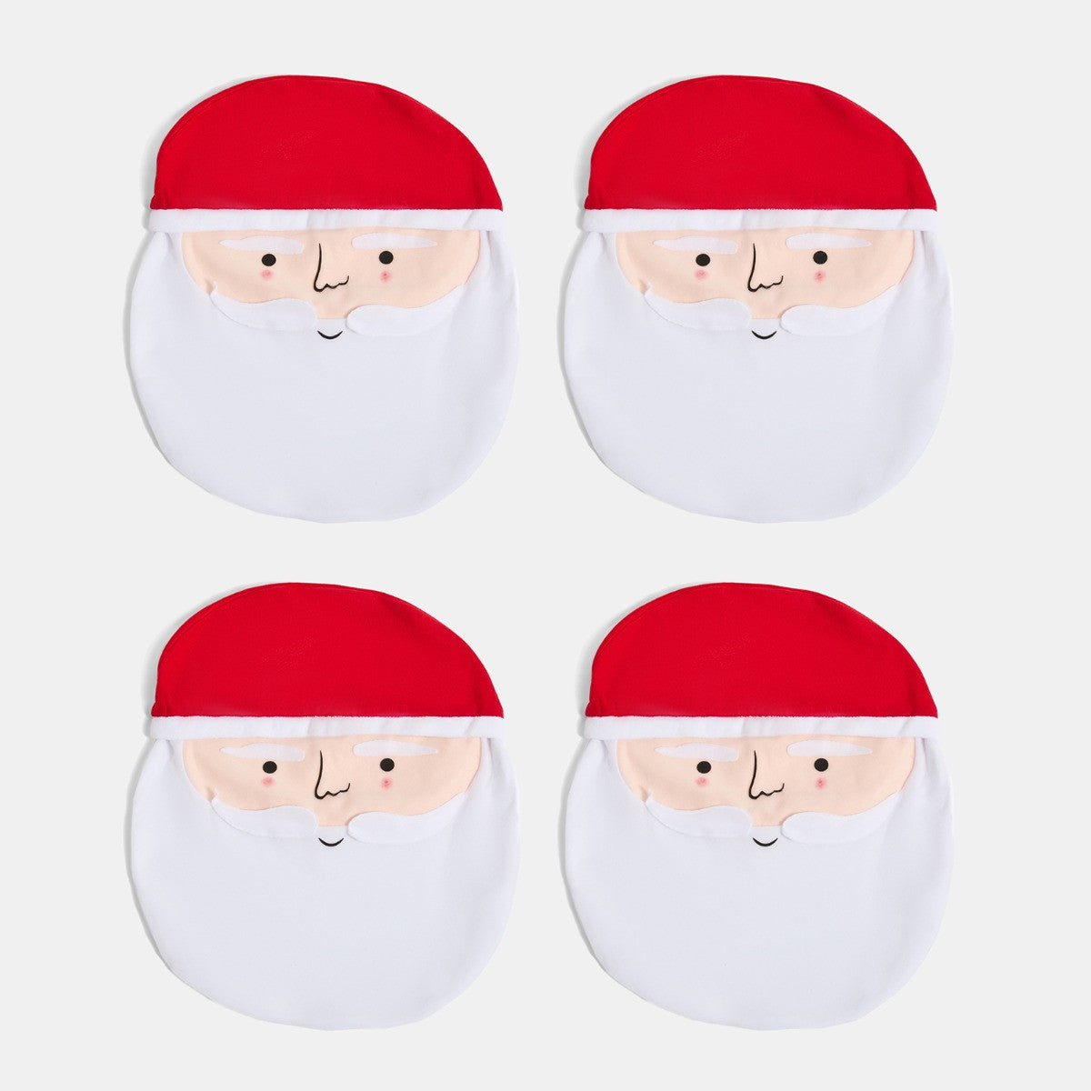 Pack Santa Chair Covers - Red/White 🇬🇧