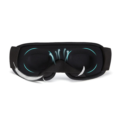 3D Sleeping Eye Mask Blocking Light Breathable Soft Padded Mask Cover Eyepatch 🇬🇧
