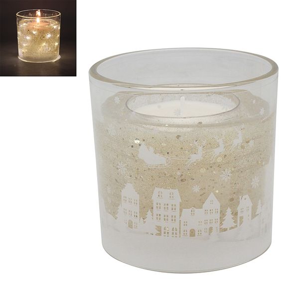 Cream LED Gel Candle 🇬🇧