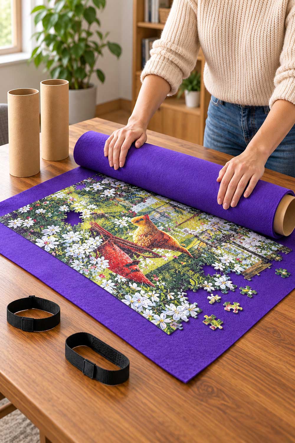 Jigsaw Puzzle Roll Up Storage Mat – Up to 3000 Pieces 🇬🇧