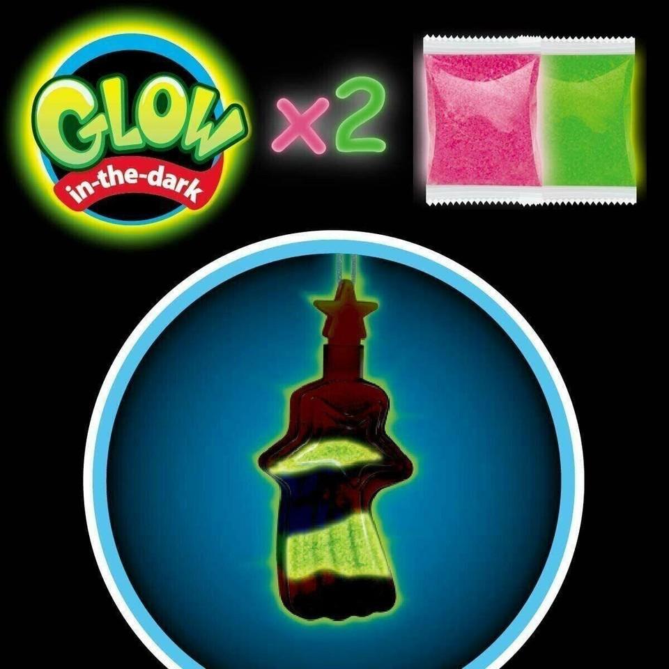 DIY Craft Glow in the Dark Sand Art Kit 🇬🇧