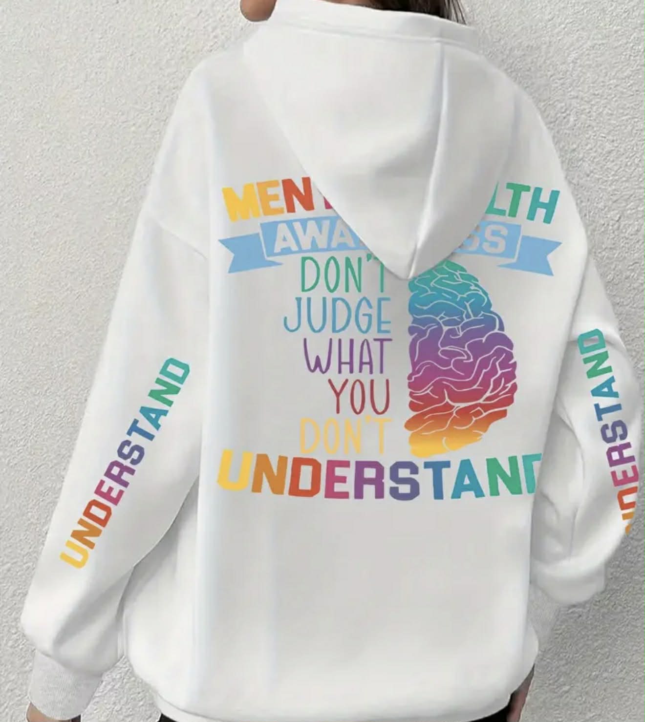 Plus Size "Understand"  hoodie 🇬🇧
