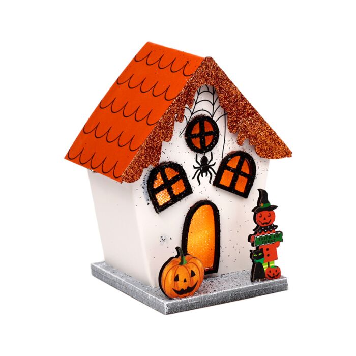 LED Decoration - Halloween Spooky Spider Pumpkin House 🇬🇧