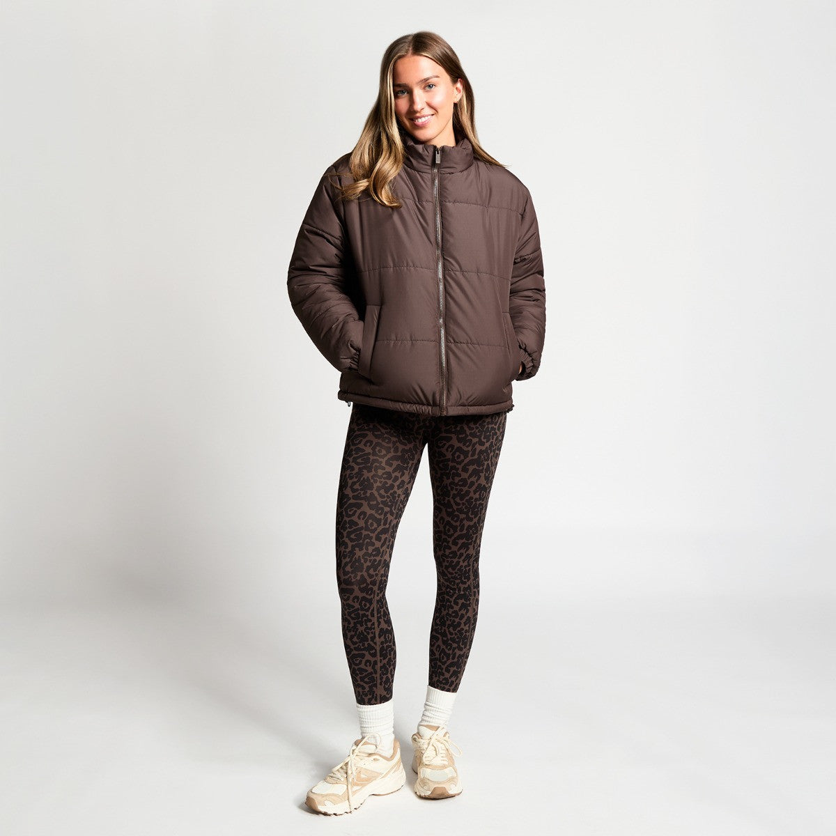 Basic Funnel Neck Puffer Jacket 🇬🇧