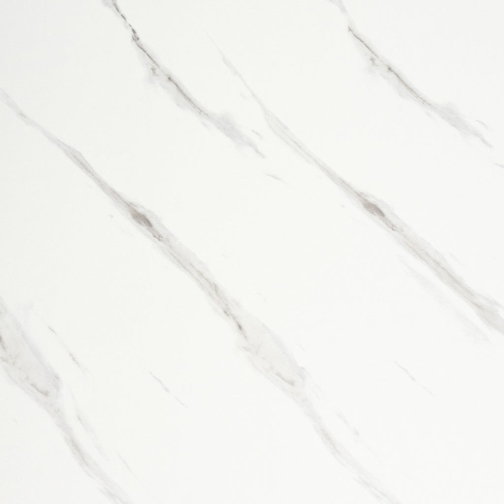 Manhattan Marble Effect Rectangle Coffee Table - White/Gold 🇬🇧