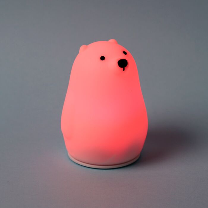 Adoramals Polar Bear Colour Change LED Night Light Sleep Lamp 🇬🇧