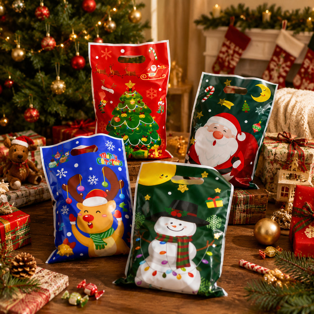 50pcs Christmas Gift Bags 4 Designs 🇬🇧