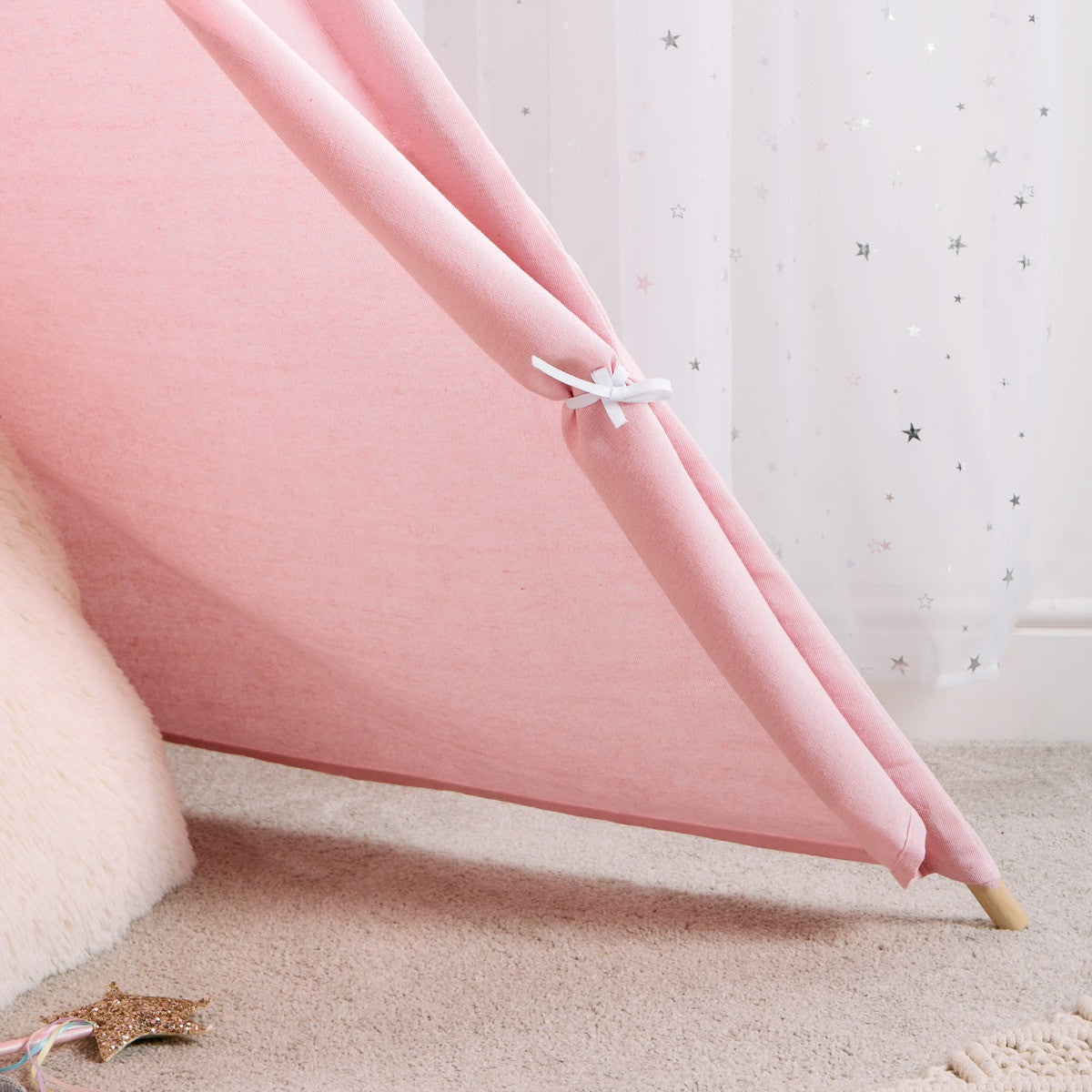 Foldable Kid's Storage Teepee - Blush 🇬🇧