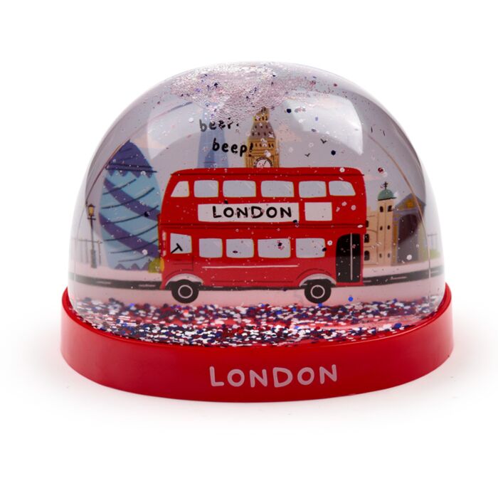 Collectable Snow Storm (Large) - London Souvenir London Bus 🇬🇧