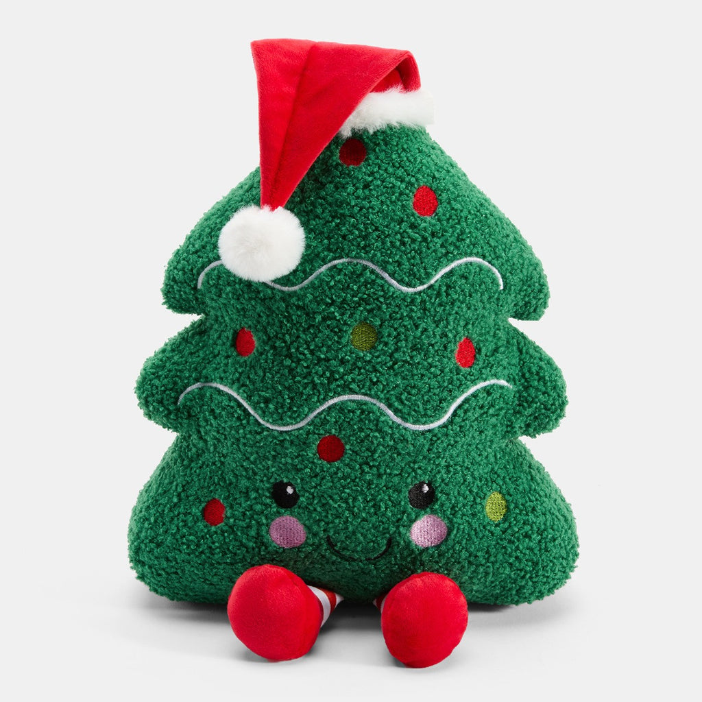 Christmas Tree Shaped Cushion - Green 🇬🇧