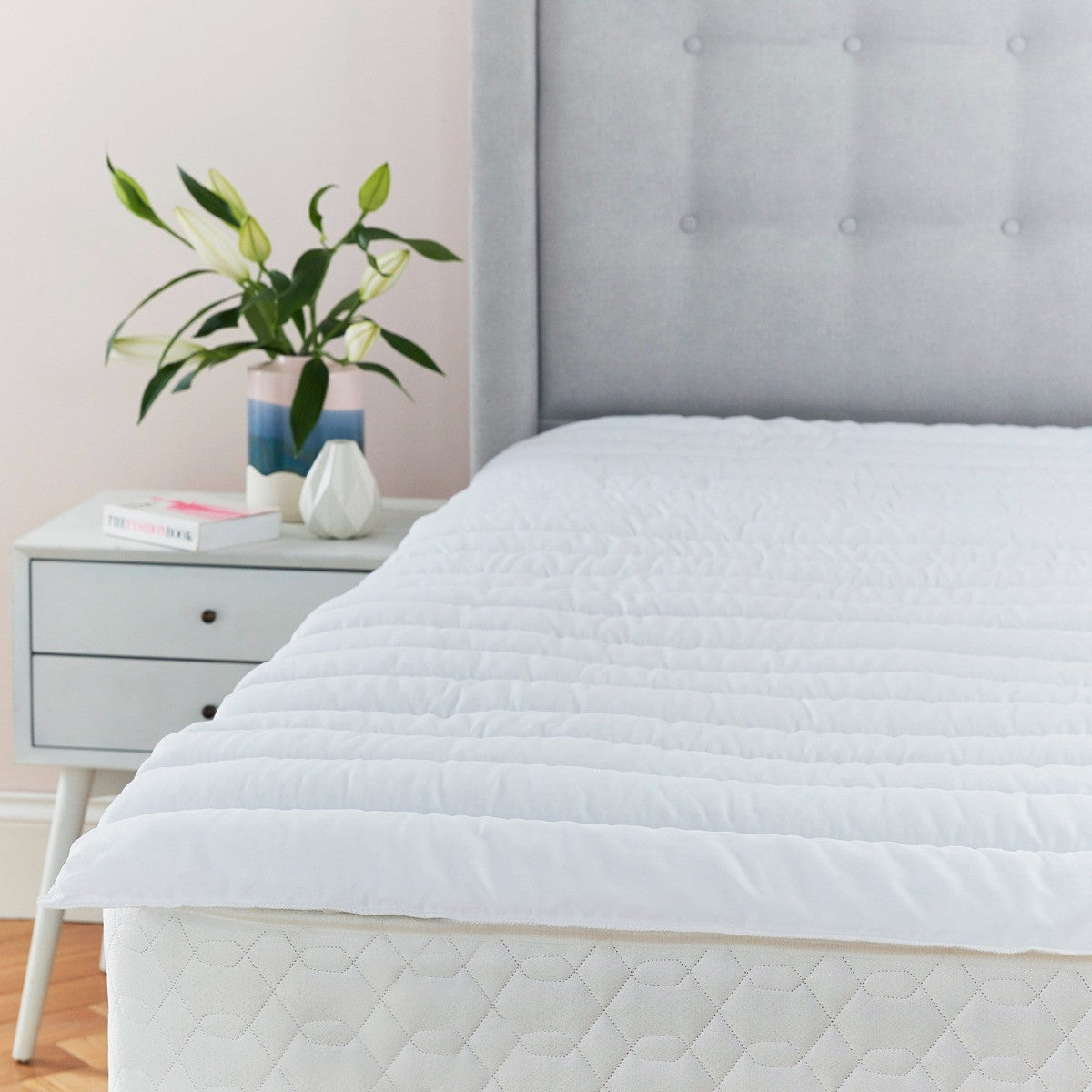 Soft Touch Deep Fill Mattress Topper - White 🇬🇧