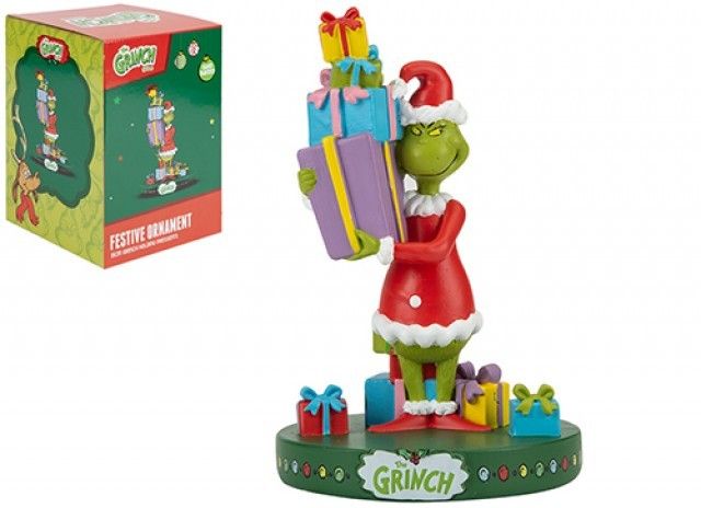 Grinch Holding Presents Ornament 🇬🇧