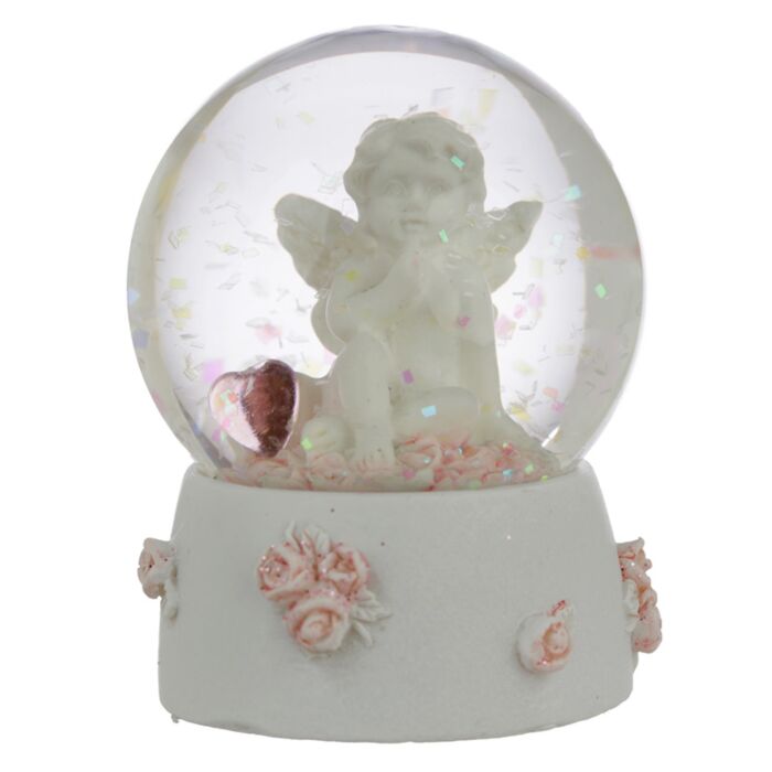 Collectable Peace of Heaven Cherub - Sweet Dreams Snow Globe 🇬🇧
