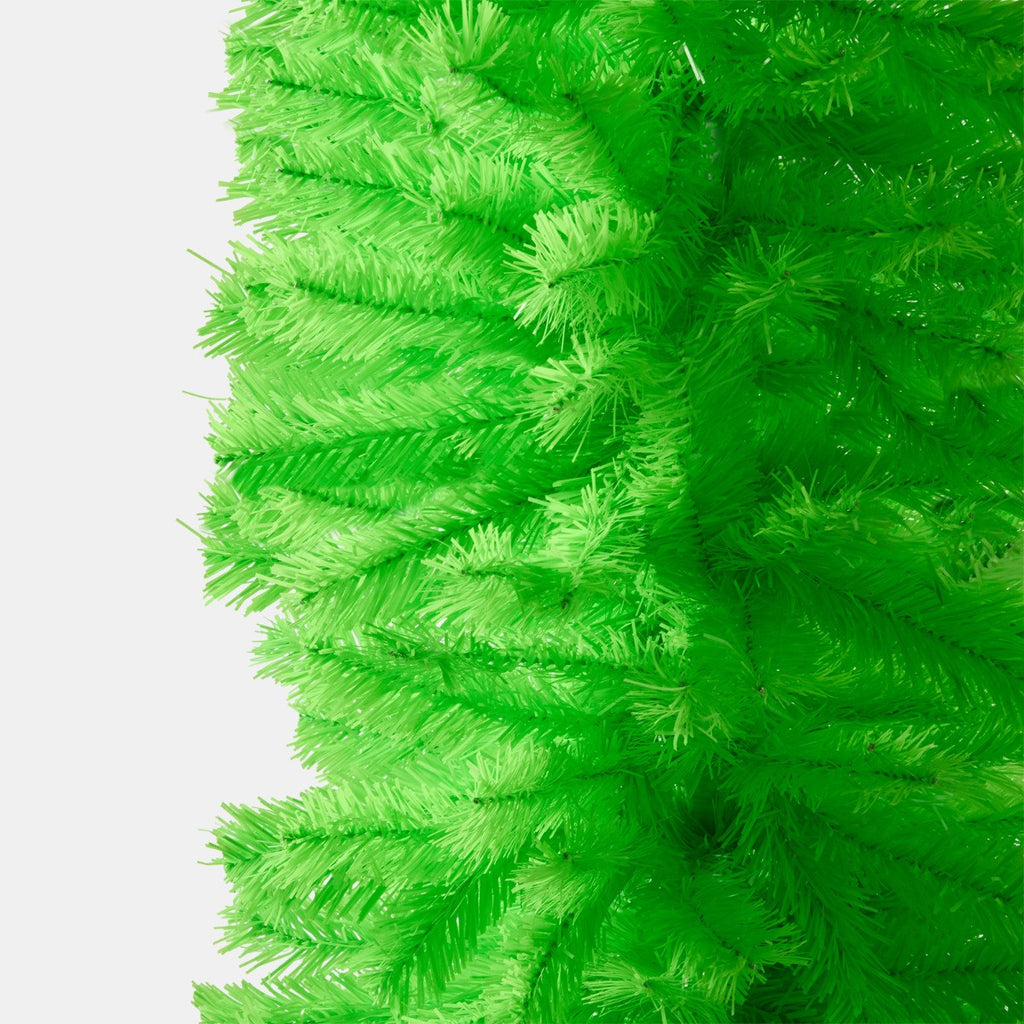 Novelty Tilted Christmas Tree, Green - 6ft 🇬🇧