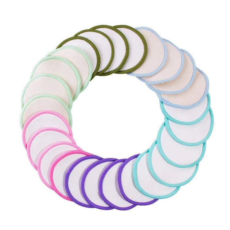 20 x Make up Remover Pads Microfiber Cleaner Puff Reusable Face Cleansing Cloth 🇬🇧