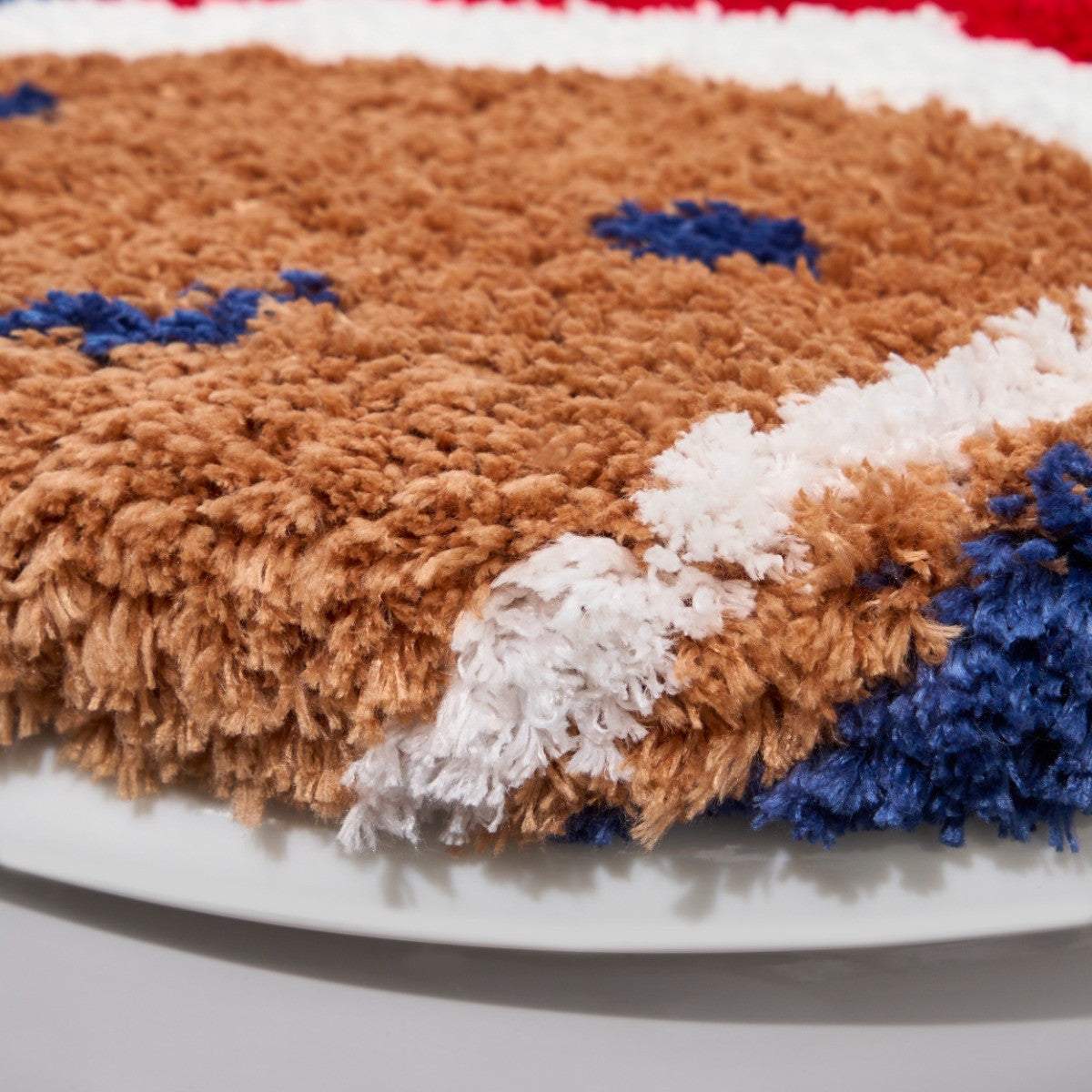Gingerbread Pedestal Mat & Toilet Seat Cover - Navy 🇬🇧