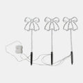 3 Pack Bow Stake Lights - Warm White 🇬🇧