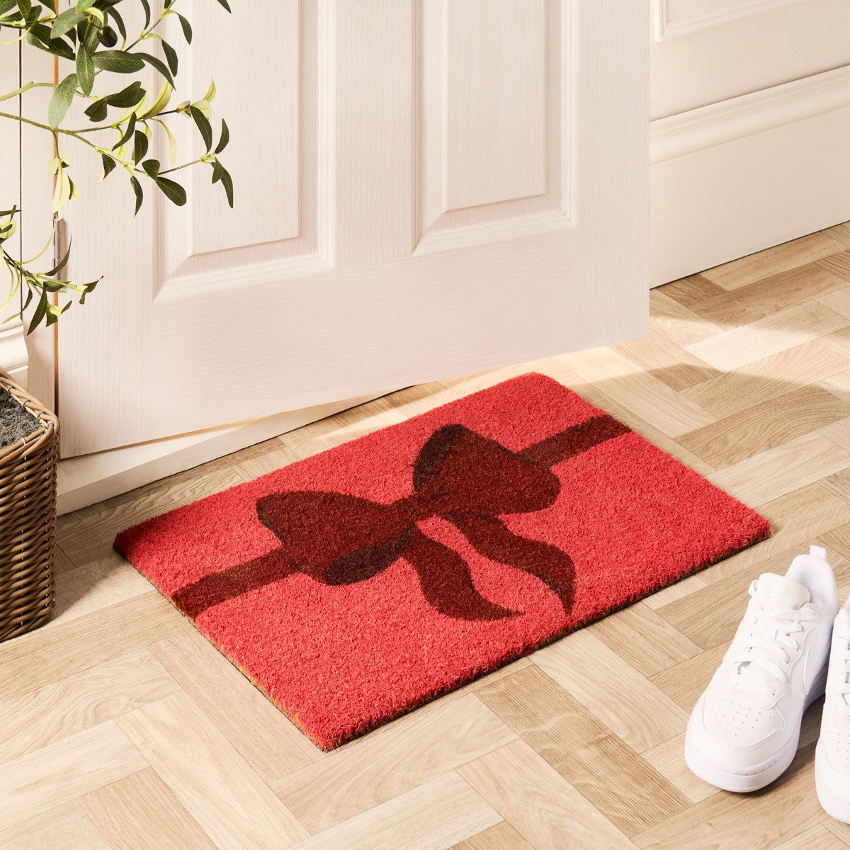 Bow Print Coir Mat 🇬🇧