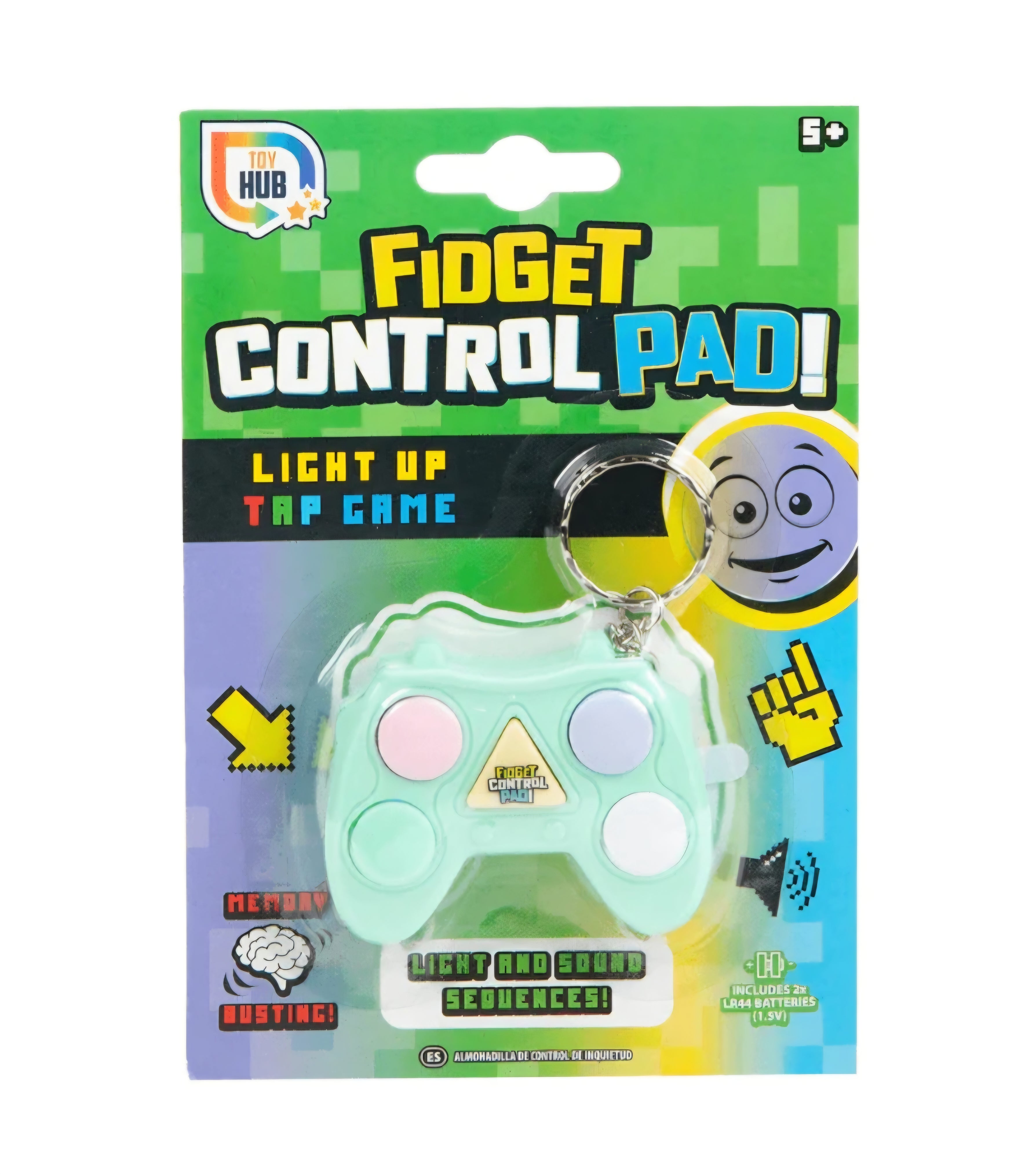 Fidget Control Pad Key Ring 🇬🇧