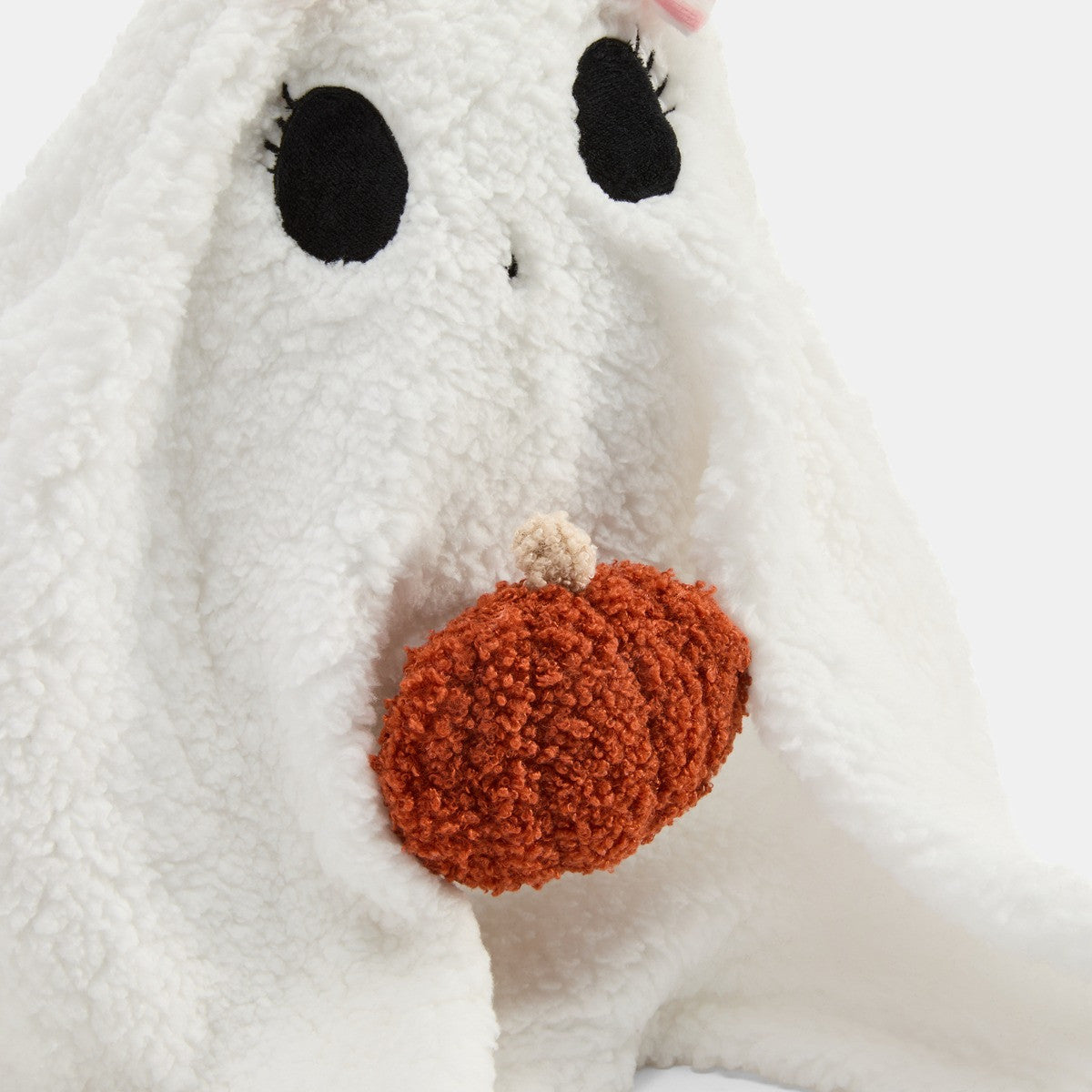 Girl Ghost Shaped Cushion - White 🇬🇧