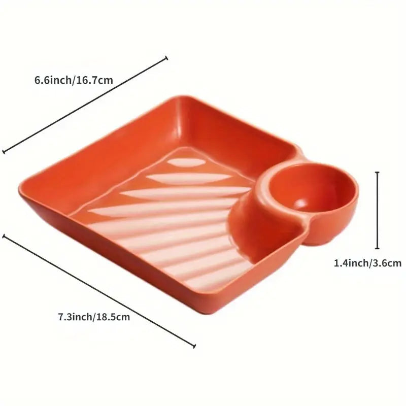 4 Pack plastic Serving plates 🇨🇳