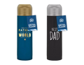 2 Pack Metal Flask Dad 24.5x7cm 🇬🇧
