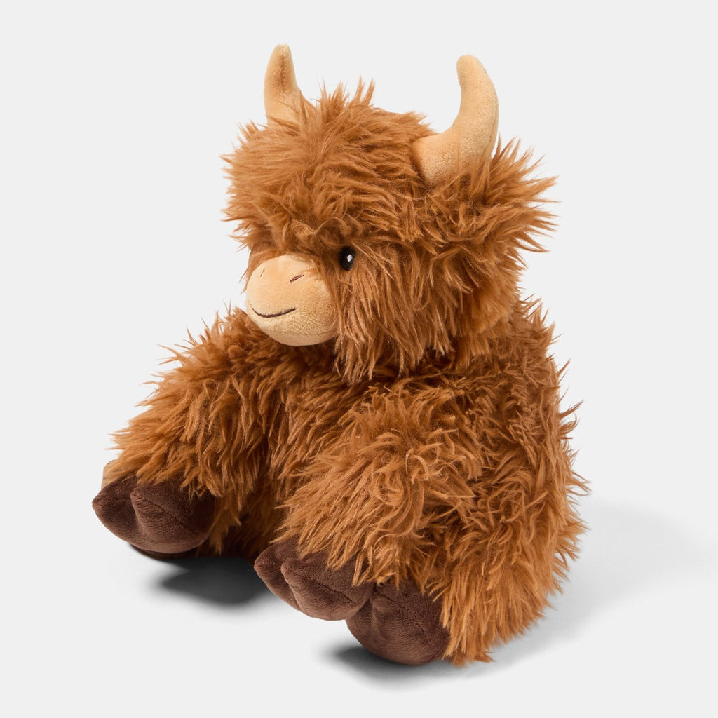 Harry The Highland Cow Microwaveable Hottie - Brown/Rust 🇬🇧